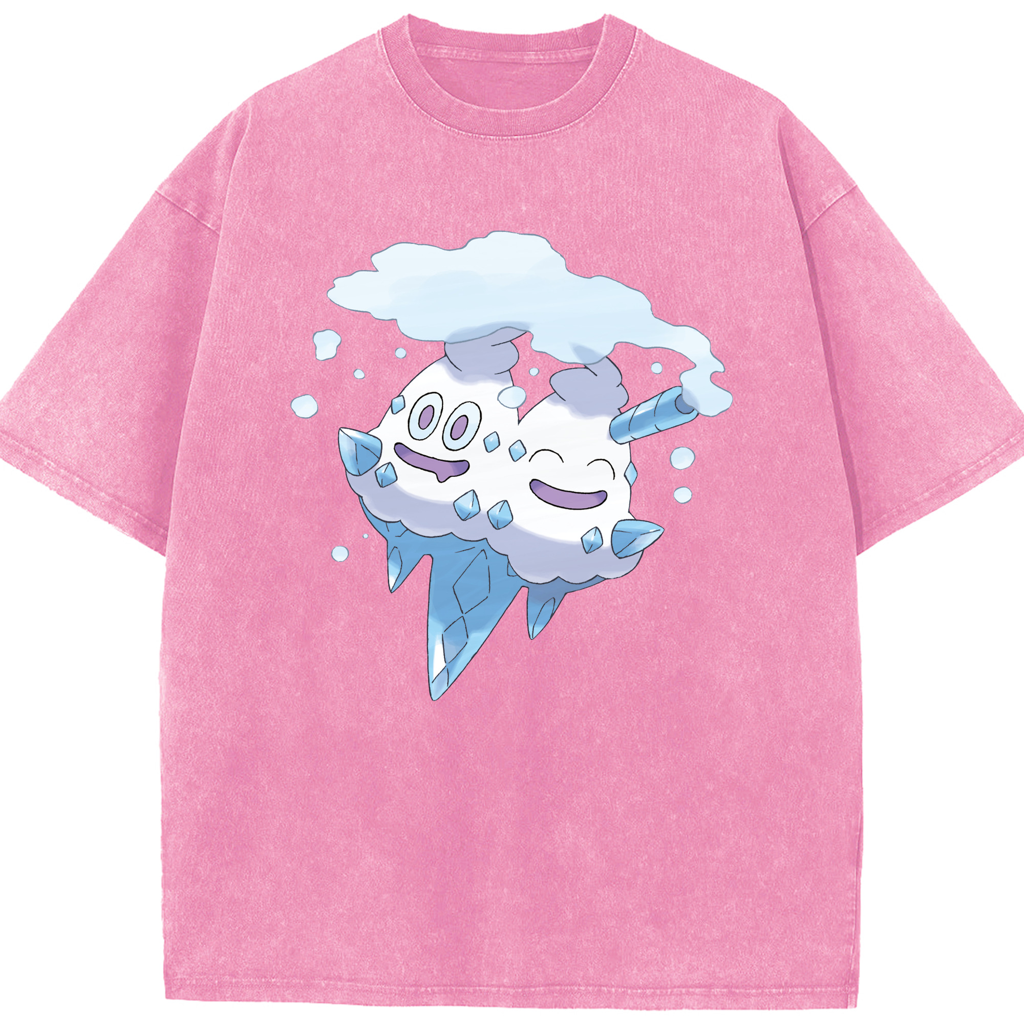 （画像用） ポケットモンスター Pokémon 綿100% ヴィンテージ風 半袖Tシャツ（フロントプリント）